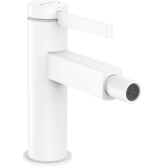 Hansgrohe Finoris Eengreeps bidetkraan - met afvoerplug - mat wit SW651446
