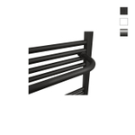 Sanicare Handdoekbeugel - 50cm - design radiator - mat zwart SW1204265