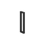 Crosswater Asura poignée - 34cm - lisse - noir mat SW1176423