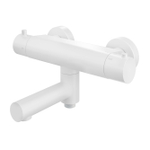 Hotbath Buddy Thermostatische badmengkraan - met wegdraaibare uitloop omstel uitloop - mat wit SW73704