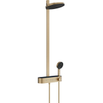 Hansgrohe Pulsify s Showerpipe - 2jet mt ShowerTablet - select - 400 - geborsteld brons SW918541