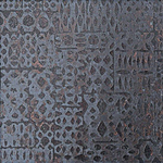 Serenissima Costruire Listel décoratif - 25x25cm - 8,5mm - rectifié - Nero SW476789