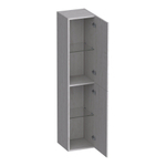 BRAUER Trust Armoire colonne - 160x35x35cm - sans manettes à poser avec 2 portes à ouverture gauche ou droite Forest Seashell SW1203870