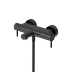 Robinet de baignoire Buddy Hotbath - thermostatique - avec bec brossé noir PVD SW1246235