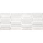 Cifre Ceramica Alure - Carrelage mural - 30x75cm - rectifié - White oval decor mat (blanc) SW1126188