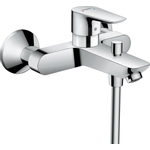Hansgrohe Talis e Badmengkraan - eengreeps - opbouwmontage - uitsprong - 195mm - chroom - zonder d - hoogglans chroom SW28994