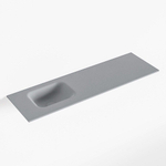 Mondiaz LEX Fontein - 100x30x0.9cm - wasbak Links - zonder kraangaten - voor toiletmeubel - Solid surface - Plata SW1025975