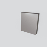 Mondiaz CUBB Armoire de toilette - 60x70cm - 1 porte - Marron SW410039