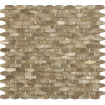 Dune materia mosaics carreau de mosaïque 28.4x30cm halley gold 5mm mat/brillant gold SW798689