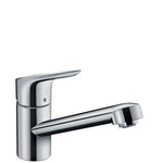 Hansgrohe Focus 1-gats keukenkraan 100 m. 360° draaibare uitloop chroom SW454529