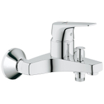 GROHE Bau Flow badkraan met koppelingen met omstel chroom SW296664