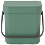 Brabantia Sort & Go Poubelle - 3 litres - poignée - fir green SW1117356