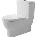 Duravit Philippe Starck 3 cuvette WC au sol pour réservoir indépendant à sortie horizontale grande 42x74cm blanc 0290473