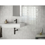 Terravito Bemare wandtegel - 10x10cm - 8mm - Vierkant - Wit glans SW405194