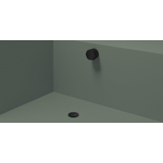 Hotbath Cobber badoverloop - vulcombinatie - verlengd - Mat Zwart PVD SW1117768