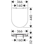 Hansgrohe EluPura S Closetzitting - topfix - softclose - quickrelease - wit SW962894