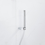 Fortifura calvi ensemble de douche à main avec support de douche à main et flexible lisse chromé SW798087