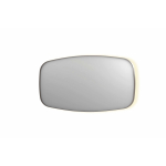 INK SP30 spiegel - 160x4x80cm contour in stalen kader incl indir LED - verwarming - color changing - dimbaar en schakelaar - geborsteld RVS SW956018
