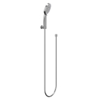 IVY Ensemble de douchette - réglable - 3 jets - avec barre murale réglable - flexible de douche 150cm - modèle barre - 120 cm - Chrome SW1031569