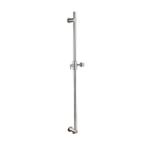 Fortifura Calvi Barre de douche avec raccord mural intégré - 90cm - Inox brossé PVD (inox) SW1111529