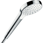 Hansgrohe Croma select s Handdouche - 1jet - ecosmart Green 1/2x - diameter 11cm - met rain regenstraal (7L/min)wit/chroom - wit chroom 0605325
