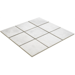 La Mosaic Factory Kasba carreau mosaïque - 30x30cm - carrelage mural - Carré - Porcelaine Blanc brillant SW798753