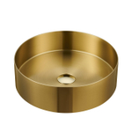 Saniclass ONE vasque a poser 36x11cm inox laiton brosse SW1405344