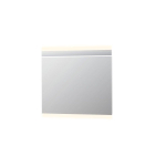INK SP6 Spiegel - 100x4x80cm - LED horizontaal - boven en onder - colour changing - dimbaar - aluminium Zilver SW68777