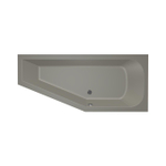 Xenz Lagoon Hoekbad - 160x75x48 - afvoer Midden - Rechts - Compact - acryl - cement SW102963