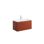 Crosswater Mada Ensemble de meuble - 70x36x35.5cm - 1 vasque - 1 trou de robinet - Soft Clay SW955757