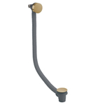 Crosswater 3ONE6 Badvulcombinatie - met Klikklak Afvalrooster Verlengd Roestvrij Geborsteld Messing Ef - gecoat messing geborsteld (goud) SW928125
