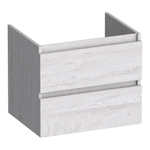 BRAUER Joy meuble sous-lavabo 60 2 tiroirs softclose - sans poignée - 1 découpe pour siphon - Forest Seashell SW1201153