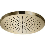 Hotbath Mate Hoofddouche 30cm rond - geborsteld messing goud SW230144