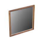 Forzalaqua Reno 2.0 spiegel 80x80cm Vierkant zonder verlichting met frame Massief Eiken Pure Walnut SW492702