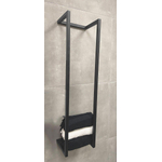 Wiesbaden Loft Portant serviette - 95x25x20cm - gunmetal SW1128989