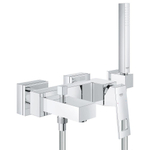 Grohe Eurocube Badkraan - met omstel - met koppelingen - met garnituur - chroom 0442112