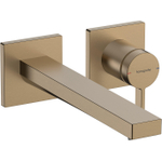 Hansgrohe Tecturis E Eengreeps wastafelkraan - inbouw - voor wandmontage - met uitloop 22 - 5 cm - geborsteld brons SW918478