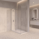 Fortifura Galeria Douchecabine - 60x140x200cm - profiel veiligheidsglas - antikalk - chroom SW1444091