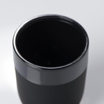 Vaso Para Cepillos De Dientes Sealskin Bloom - Negro, Independiente, Diseño Moderno