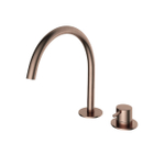 Hotbath - mitigeur - 2 trous - cuivre brossé PVD SW796834