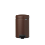 Brabantia NewIcon Poubelle 3 litres avec seau intérieur en plastique Mineral Cosy Brown SW767520