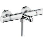 Hansgrohe Ecostat Comfort Badkraan - thermostatisch - met omstel en koppelingen - thermostaat - hoogglans chroom 0605507