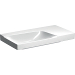 Geberit Xeno2 wastafel - 90x48cm - zonder kraangat - zonder overloop KeraTect - wit SW417539