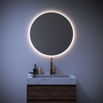 BRAUER eclipse miroir 80x80x3.5cm éclairage aluminium brossé SW916083