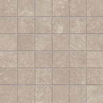 Atlas concorde solution mosaïque 29.6x29.6cm 8mm rectifiée aspect pierre naturelle gris SW863159