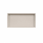 Zeza Arte Nis Opbouw - 30x60x10cm - solid surface - beige mat SW1472210