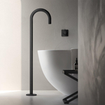 Hotbath Cobber bec de baignoire autoportant noir mat SW229598
