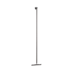 Fortifura Galeria Raclette de sol - 125cm - incl. support - brossé gunmetal SW1482344