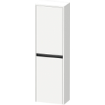 Duravit Ketho.2 Halfhoge kast - met 2 deuren - 40x132x24cm links - met tip onwit - mat wit SW772454