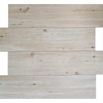 Terravito Darivo Dalle de terrasse White 30x120x2cm Rectifié Effet bois Mat Blanc SW420217